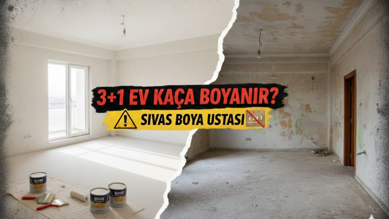 3+1 ev kaça boyanır ?