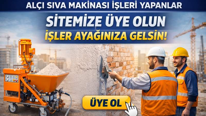 Makına alçı sıva fiyatları